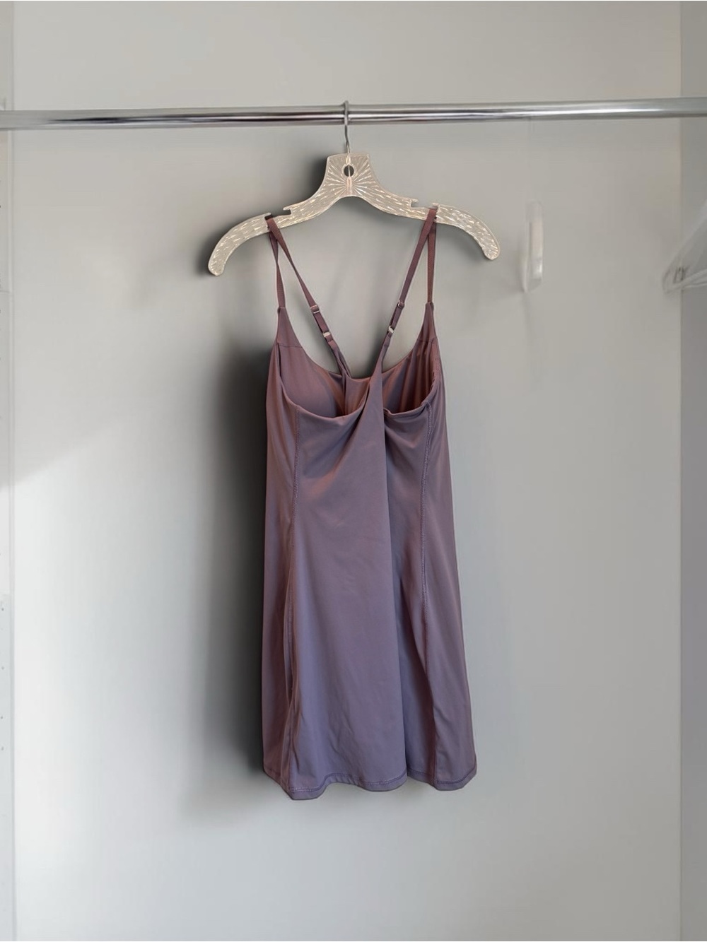 IUGA Mauve Athletic Dress with Built In Shorts Pockets Tennis Golf - Picture 3 of 13